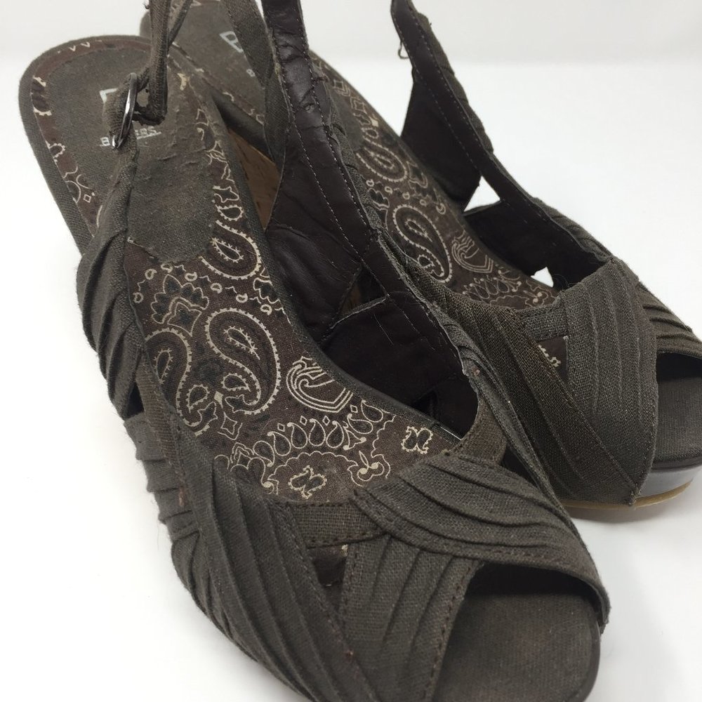 Open toe summer wedge Suzie q Size 8 - Picture 7 of 8